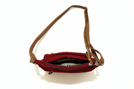 Roots 73 Red Crossbody Shoulder Bag