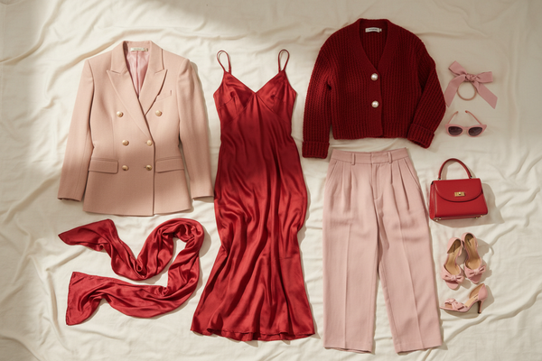9-Piece Pink & Red Romantic Bundle