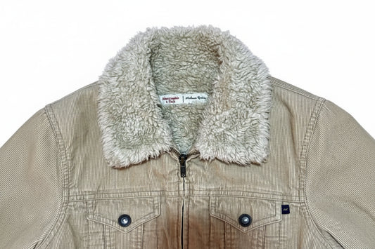 Abercrombie & Fitch Sherpa Lined Jacket