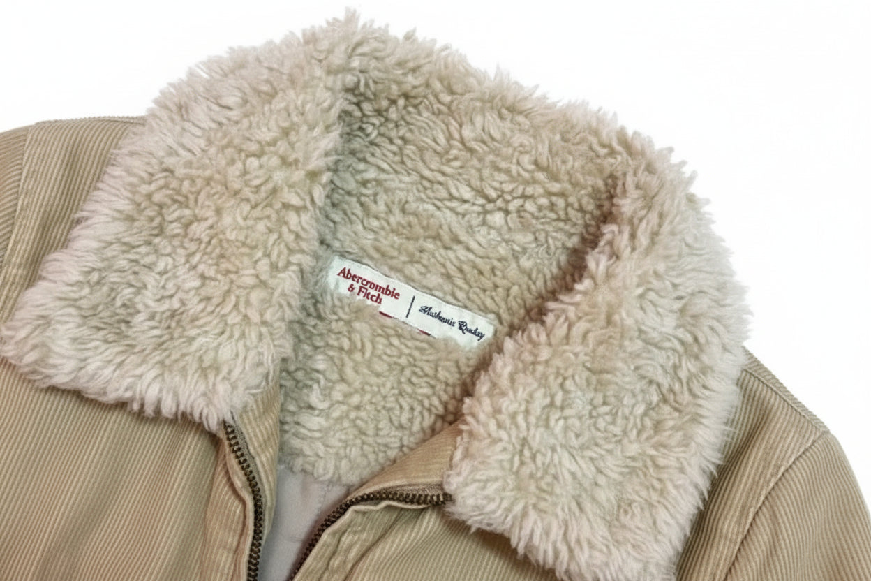 Abercrombie & Fitch Sherpa Lined Jacket