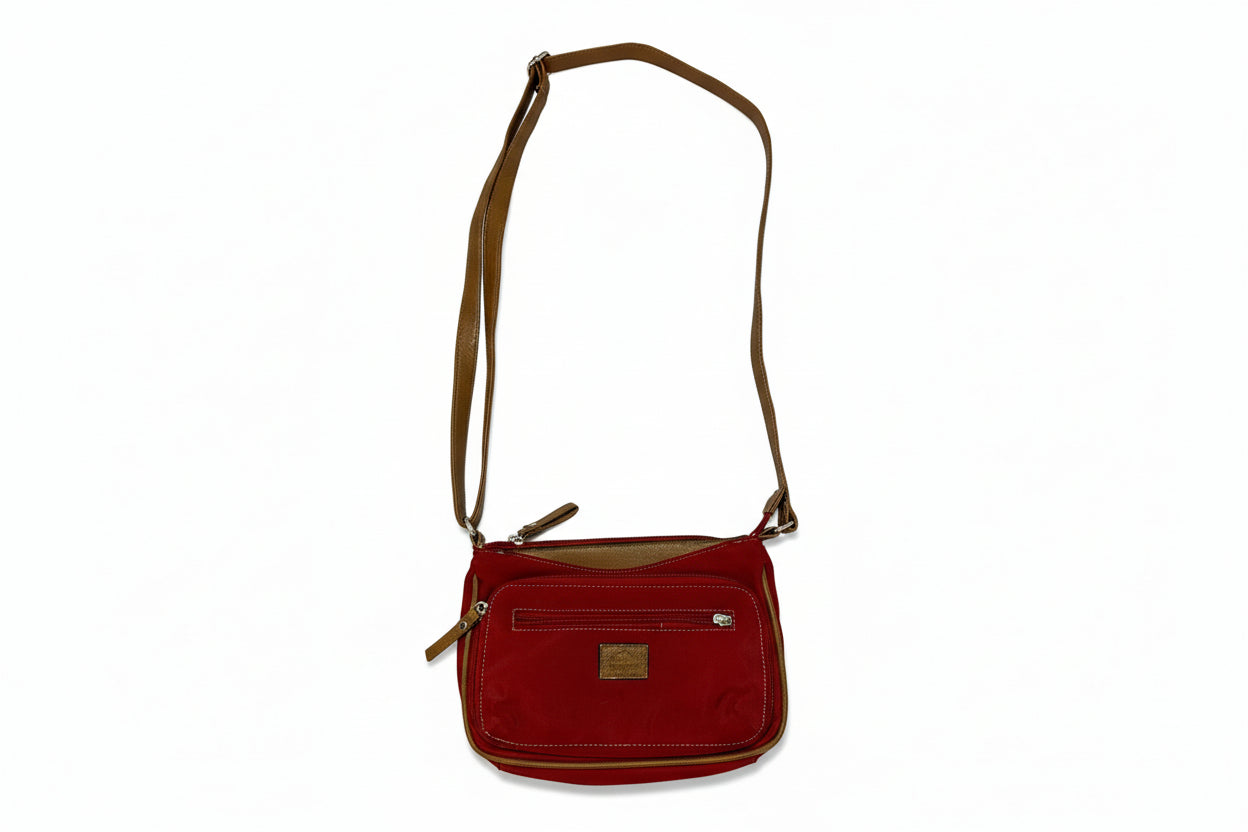 Roots 73 Red Crossbody Shoulder Bag